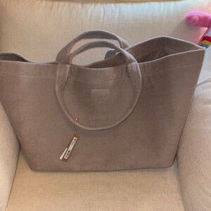 Skims extra large terry cloth tote/beach bag